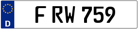 Truck License Plate
